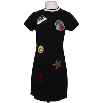 Jurk (Zwart, Meerkleurig) van Dream Girl Elastaan, Polyester