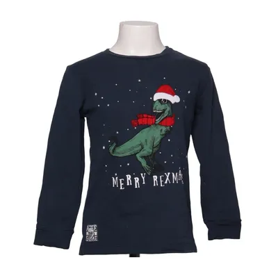 Långärmad t-shirt (Blå, Flerfärgad) från Stop + Go Bomull, Polyester