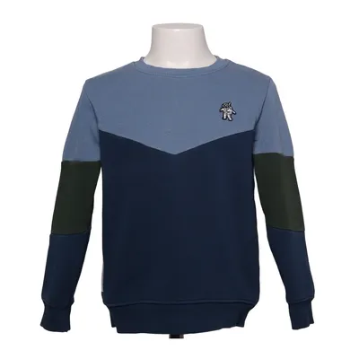 Collegetröja (Blå, Grön) från STC Bomull, Polyester