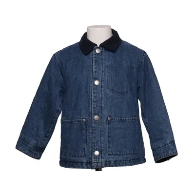 Fodrad jeansjacka (Blå) från Zara Polyester, Bomull