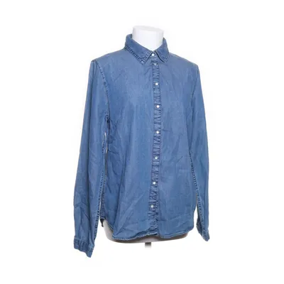 Denim blouse (Blauw) van Essentials by Tchibo Lyocell, Organisch katoen