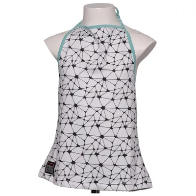 Halternecktopp (Vit, Svart) från Vision Street Wear Elastan, Polyester