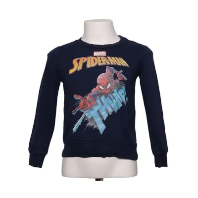 Collegetröja (Blå, Flerfärgad) från Marvel Spiderman Bomull