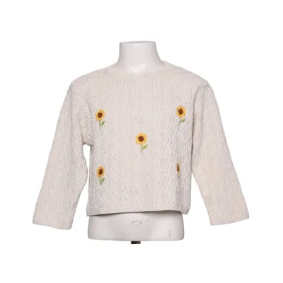 Sweater (Beige, Multicolored) from Zara Cotton, Polyester