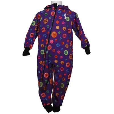 Mjukisdräkt (Lila, Flerfärgad) från Barnkläder Polyester