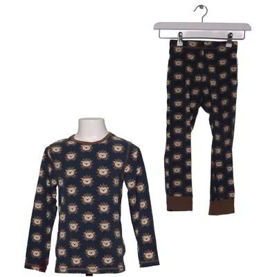 Pyjamasz (Blå, Brun) fra Maxomorra Bomuld, Elastan