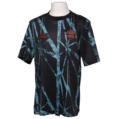 Fodboldtrøje (Sort, Turkis) fra Adidas Genanvendt polyester