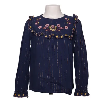 Blus (Blå, Flerfärgad) från Mini Boden Bomull, Metallfiber