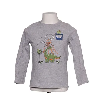 Long sleeve T-shirt (Gray, Multicolored) from Impidimpi Cotton, Viscose