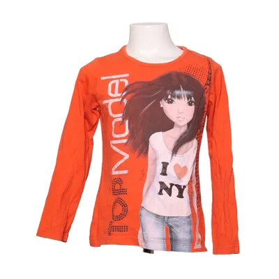 Långärmad t-shirt (Orange, Flerfärgad) från Top Model