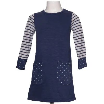 Dress (Blue, White) from Mini Boden Cotton
