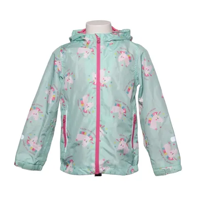 Regenjack (Groen, Roze, Wit, Meerkleurig) van Lily & Dan Katoen, Gerecycled polyester