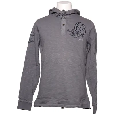 Sweat à capuche (Gris) de Camp David Coton