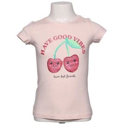 T-shirt (Rose) de Dopo Dopo Girls Coton