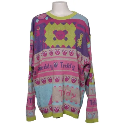 Sweater (Pink, Blue, Yellow) from Okidoki Acrylic, Cotton