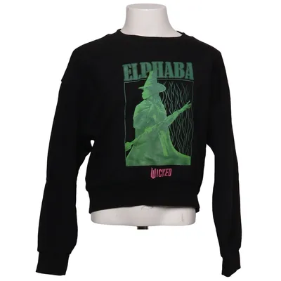 Sweatshirt (Black, Green) from Wicked Cotton, Polyester