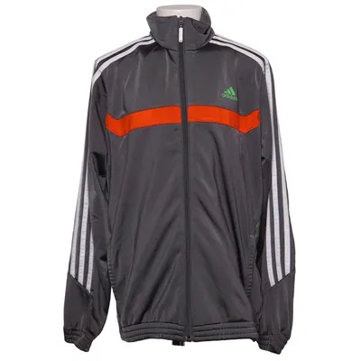 Sports jacket (Gray, Orange, White) from Adidas Polyester