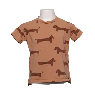 T-shirt (Beige, Brown) from Tinycottons Elastane