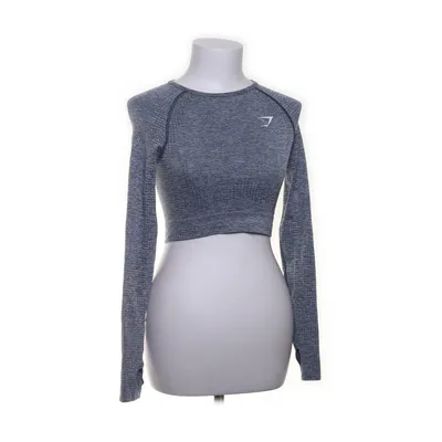 Crop top (Grå) från Gymshark Elastan, Nylon, Polyester