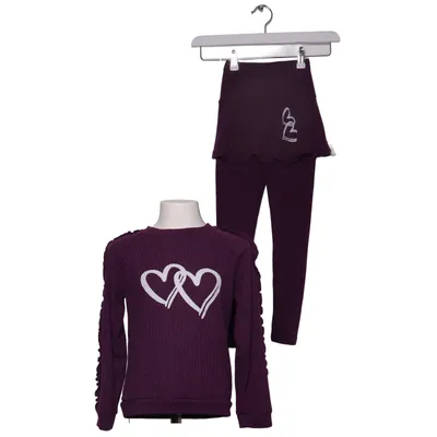 Set (Lila) van Shelly Elastaan, Polyester