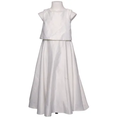 Blomsterpigekjole (Hvid) fra Next Bomuld, Polyester