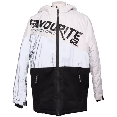 Winterjas (Wit, Grijs, Zwart) van Crosswind Polyester