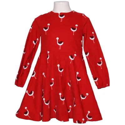 Klänning (Röd, Vit) från Jacadi Bomull, Elastan, Polyester