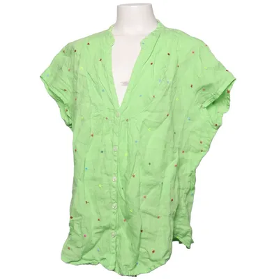 Short sleeve shirt (Green, Multicolored) from 120% Lino Linen