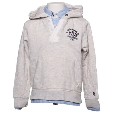 Huvtröja (Grå, Blå) från Scotch Shrunk Bomull, Polyester