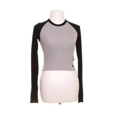 Långärmad t-shirt (Grå, Svart) från Urban Outfitters Elastan, Polyester, Viskos