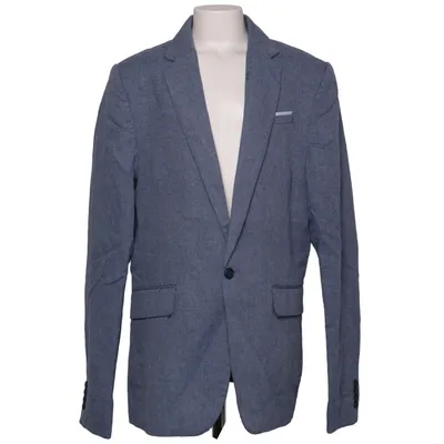 Blazer (Blå) fra H&M Bomuld, Linned, Polyester