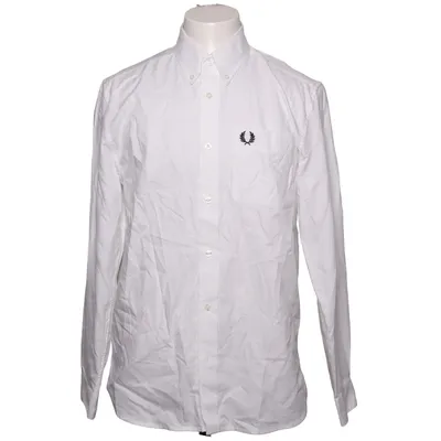 Button down shirt (White) from Fred Perry Cotton