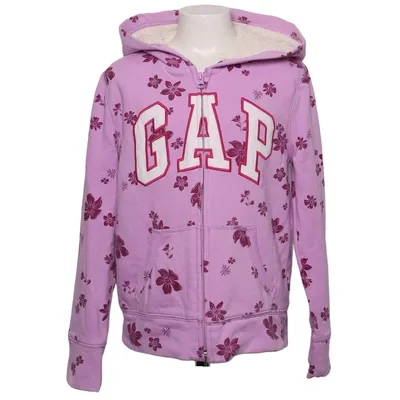 Sweat à capuche (Violet, Blanc) de Gap Kids Coton, Polyester recyclé