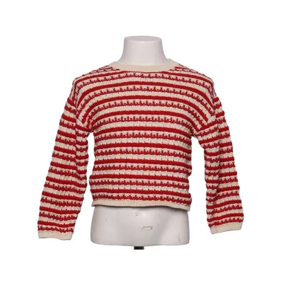 Sweater (Red, White) from Zara Cotton