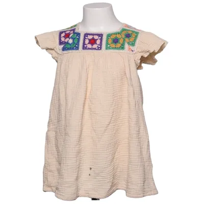 Dress (Beige, Multicolored) from Wander & Wonder Cotton