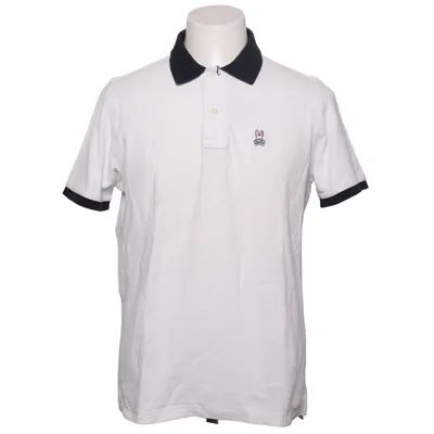 Poloshirt (Weiß, Blau) von Psycho Bunny Baumwolle