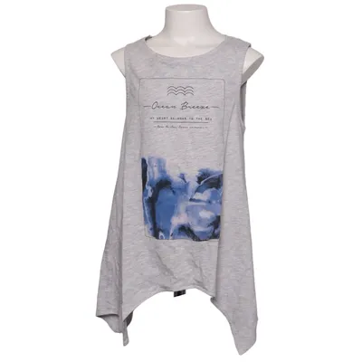 Débardeur (Gris, Bleu) de Tom Tailor Coton, Viscose