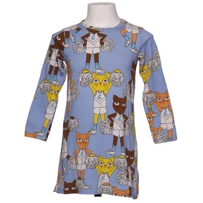 Dress (Blue, Multicolored) from Mini Rodini Elastane, Organic cotton