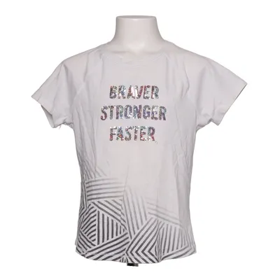 T-shirt (White, Multicolored) from Athletic Works Cotton, Polyester