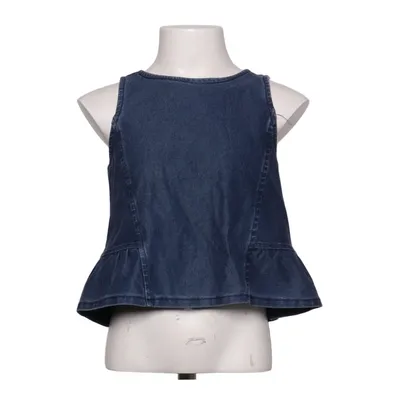 Top (Blue) from H&M Cotton, Elastane, Polyester