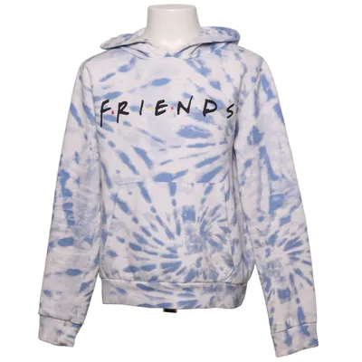 Hoodie (Blue, White, Multicolored) from Friends Cotton, Polyester