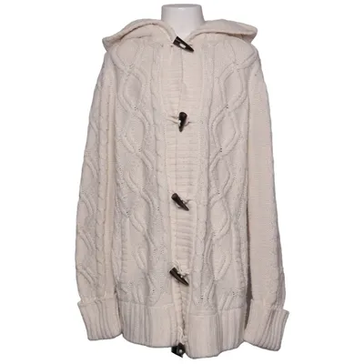 Cardigan (Wit) van Crash One Acryl, Imitatiebont