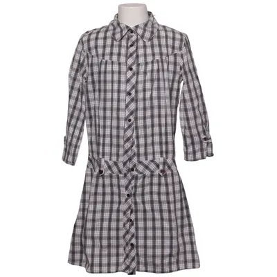 Shirt dress (Gray, White) from H&M Young Cotton