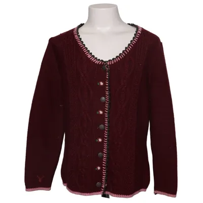 Cardigan (Rood) van Almsach Acryl, Wol