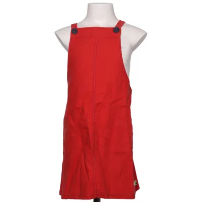 Dungaree dress (Red) from Loud + Proud Organic cotton