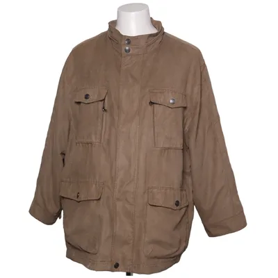 Safarijacka (Beige, Brun) från Big Fashion