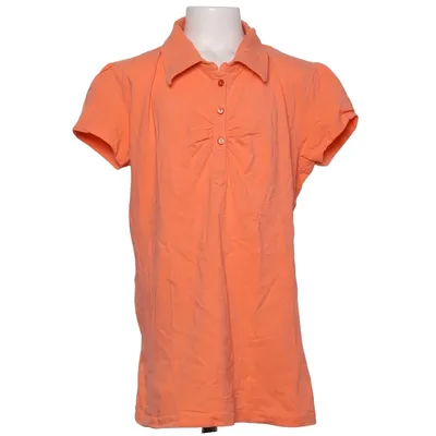 Poloshirt (Orange) von One by One Baumwolle, Elasthan