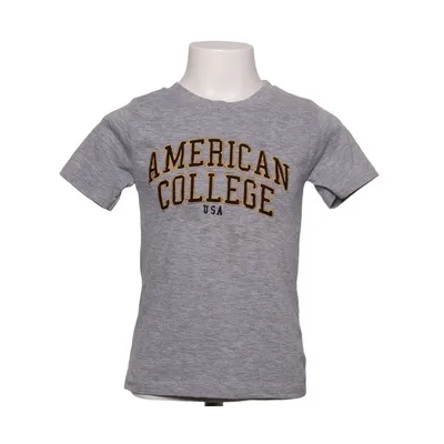 T-shirt (Gris) de American College Coton, Polyester