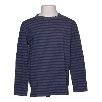 T-shirt à manches longues (Bleu, Gris) de Maan Coton biologique, Polyester