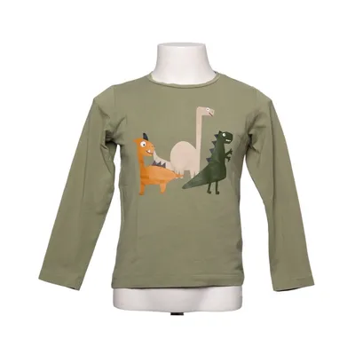 Long sleeve T-shirt (Green) from Name It Cotton, Elastane